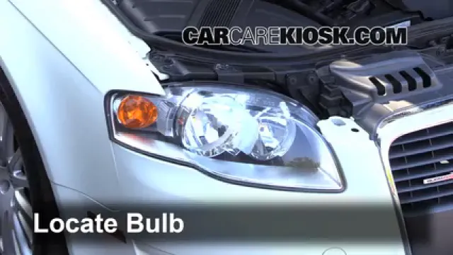 2006 Audi A4 Quattro 2.0L 4 Cyl. Turbo Éclairage Feu de jour (remplacer l'ampoule)
